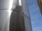 Used Tank, Approximate 2,500 Gallon, 304 Stainless Steel, Vertical.