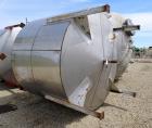 Used- Tank, Approximate 2400 Gallon, Stainless Steel, Vertical