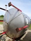 Used- Tank, Approximate 2250 Gallon, Stainless Steel, Vertical.