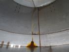 Used- Tank, Approximate 2000 Gallon, Stainless Steel, Vertical. Approximate 96