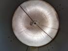 Used Tank, Approximate 1500 Gallon, Stainless Steel, Vertical.