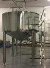 Used- Kunbo Stainless Steel Cone Bottomed Storage Tank