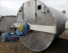 Used Bright Sheet Metal Tank, Approximately 3,000 Gallon, 304 Stainless Steel,