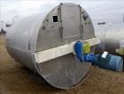 Used Bright Sheet Metal Tank, Approximately 3,000 Gallon, 304 Stainless Steel