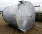 Used- Bright Sheet Metal Tank, Approximately 3,000 Gallon, 304 Stainless Steel