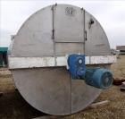 Used Bright Sheet Metal Tank, Approximately 4,000 Gallon, 304 Stainless Steel