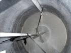 Used Bright Sheet Metal Tank, Approximately 1,000 Gallon, 304 Stainless Steel