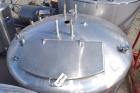 Used Tank, Approximate 2000 Gallon, Stainless Steel, Vertical.