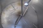Used Tank, Approximate 2000 Gallon, Stainless Steel, Vertical.