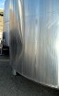 Used Tank, Approximate 2000 Gallon, Stainless Steel, Vertical.