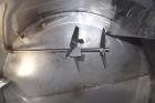 Used Tank, Approximate 3500 Gallon, Stainless Steel, Vertical. 