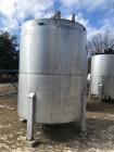 Used- 2,500 Gallon 316 Stainless Steel Mix Tank