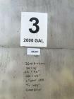 Used 2500 Gallon Vertical Stainless Steel Mix Tank