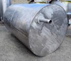 Used- San-I-Tanks Tank, Approximately 1,000 Gallon, Stainless Steel. 