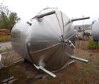 Used Cherry Burrell Mix Tank, Approximately 1,700 Gallon, Stainless Steel. Approximate 84