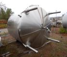 Used- Cherry Burrell Mix Tank, Approximately 1,700 Gallon, Stainless Steel. Approximate 84