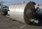 Used- Andy J. Egan Jacketed Tank, Approximate 1500 Gallon