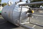 Used- Andy J. Egan Jacketed Tank, Approximate 1500 Gallon