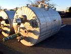 Used- Andy J. Egan Jacketed Tank, Approximate 1500 Gallon