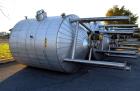 Used- Andy J. Egan Jacketed Tank, Approximate 1500 Gallon