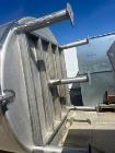 Used Single Wall Vertical Mix Tank, 3,200 gallon 316L Stainless Steel