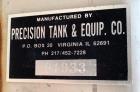 Precision 2,500 Gallon Stainless Steel Tank