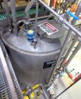 Used 1200 Gallon Stainless Steel Tank, Vertical. Approximate 66