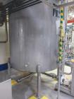 Used 1200 Gallon Stainless Steel Tank, Vertical. Approximate 66