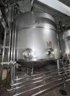 Used-Falco Stainless Steel Equipment Jacketed Pressure Tank, Approximate 4000 Ga