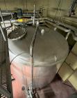 Used Falco Stainless Steel Equipment Jacketed Pressure Tank, Approximate 4000 Ga