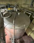 Used-Falco Stainless Steel Equipment Jacketed Pressure Tank, Approximate 4000 Ga