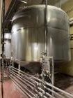 Used-Falco Stainless Steel Equipment Jacketed Pressure Tank, Approximate 4000 Ga