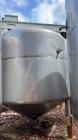 Used-Falco Stainless Steel Equipment Jacketed Pressure Tank, Approximate 4000 Ga