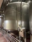 Used-Falco Stainless Steel Equipment Jacketed Pressure Tank, Approximate 4000 Ga