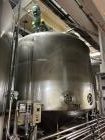 Used-Falco Stainless Steel Equipment Jacketed Pressure Tank, Approximate 4000 Ga