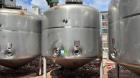 Used-Falco Stainless Steel Equipment Jacketed Pressure Tank, Approximate 4000 Ga