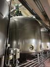 Used Falco Stainless Steel Equipment Jacketed Pressure Tank, Approximate 4000 Ga