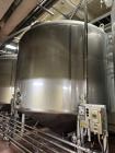 Used Falco Stainless Steel Equipment Jacketed Pressure Tank, Approximate 4000 Ga