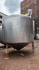 Used-Falco Stainless Steel Equipment Jacketed Pressure Tank, Approximate 4000 Ga