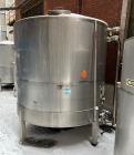 Used- Falco Tank, Approximate 2500 Gallon, 304 Stainless Steel, Vertical. Approximate 96