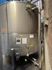 Used- Falco Tank, Approximate 2500 Gallon, 304 Stainless Steel, Vertical. Approximate 96