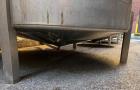 Used Falco Tank, Approximate 2500 Gallon, 304 Stainless Steel, Vertical. Approximate 96