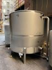 Used- Falco Tank, Approximate 2500 Gallon, 304 Stainless Steel, Vertical. Approximate 96