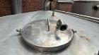 Used Tank, Approximate 1800 Gallon, Stainless Steel, Vertical. Approximate 84