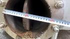 Used Tank, Approximate 1800 Gallon, Stainless Steel, Vertical. Approximate 84
