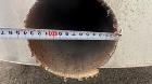Used Tank, Approximate 1800 Gallon, Stainless Steel, Vertical. Approximate 84