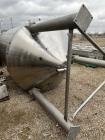 Used Bekadex-Spomasz 1,500-Gallon Stainless Steel Tank – Dimple Jacket, Vertical