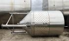 1500 Gallon Partially Jacketed Stainless Steel Tank