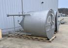 Used Stainless Steel Tank, Approximate 1,300 Gallon, Stainless Steel, Vertical. Approximate 80
