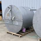 Used Stainless Steel Tank, Approximate 1,300 Gallon, Stainless Steel, Vertical. Approximate 80